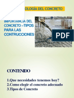 01 Clase - Importancia de La Tecnologia Del Concreto - Utp-2019-1