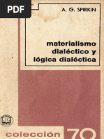 Materialismo Dialectico y Logica Dialectica