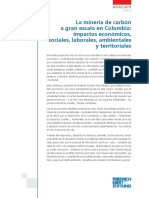 Impacto de La Minería Del Carbón en Colombia