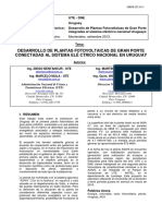 Desarrollo de Plantas Fotovoltaicas de Gran Porte