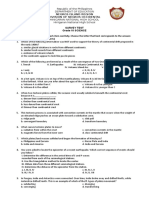 Grade 10 - Earth Science First Quarter Examm