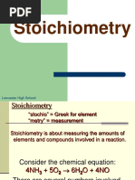 Introduction To Stoichiometry Powerpoint