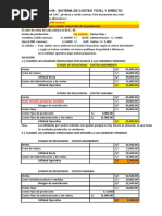 Ejercicio de Clase Costeo Directo y Costeo Absorbente SOLUCIÓN