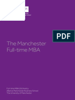 Alliance Manchester Business School MBA 2019