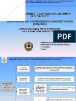 Esquema Procedimiento Administrativo Común Español