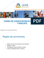 Curso de Capacitación Evacuacion y Rescate