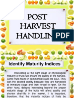 Post Harvest Handling Crops