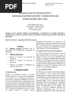 Sistemas de Prevención y Detección de Intrusiones