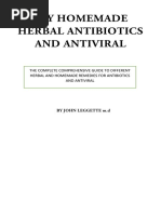 DIY Homemade Herbal Antibiotics and Antiviral - A Comprehensive Guide To Herbal and Homemade Remedies Antibiotics and Antiviral