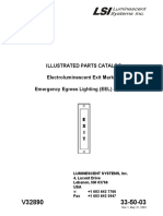 Illustrated Parts Catalog Electroluminescent Exit Markers Emergency Egress Lighting (EEL) Systems