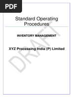 SOP Inventory Management