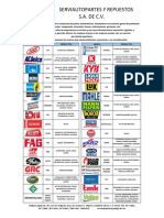 Lineas Serviautopartes y Repuestos