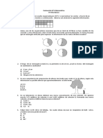 Evaluación Matemática para 6 Año Básico