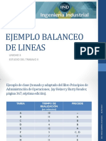 Ejemplo Balanceo de Lineas