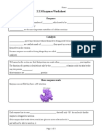 2.2.3 Enzymes Worksheet