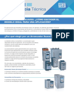 WEG Sugerencia Tecnica Arrancadores Suaves Es