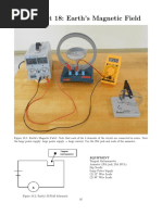 Experiment 18: Earth's Magnetic Field