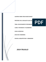 Informe Levantamiento Topografico Con Cinta Metrica y Brujula