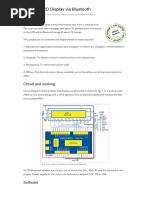 Wireless LCD Display Via Bluetooth - Full Electronics Project PDF