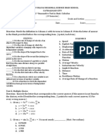 Summative Test in Basic Calculus