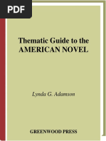 Thematic Guide To American Novel PDF