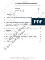 09 Mathematics Polynomials Test 02 (NON-NCERT