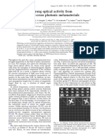 Strong Optical Activity From Twisted-Cross Photonic Metamaterials