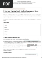 5 Best and Practical Pestle Analysis Examples To Know PDF