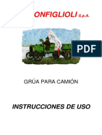 Grua para Camion Ing Bonfiglioli Manual de Uso