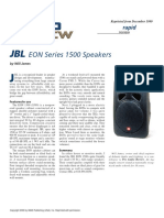 EON Series 1500 Speakers: Rapid