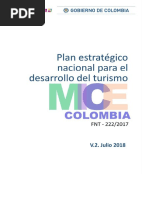 ProColombia Plan Nacional MICE 2019 PDF