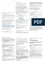 Econometrics Cheat Sheet Stock and Watson