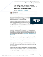 Vehículos Eléctricos Un Cambio Que Debemos Trasladar A Nuestros Medios y Toda La Gestión para Adaptarlos. - LinkedIn