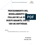 Procedimiento de Modelamiento de Fallas