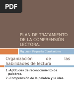 CLASE 12 - Plan de Tratamiento de La Comprensión Lectora