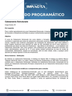 Conteúdo Programático - Cabeamento Estruturado