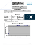 Unconsolidated-Undrained Triaxial Compression Test On Cohesive Soils (Quick Undrained)