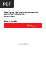 User'S Guide: Tm4C Series Tm4C129E Crypto Connected Launchpad Evaluation Kit