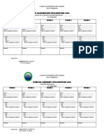 E-Classroom Utilization Log: Cabawan Elementary School City of Tagbilaran