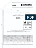 PGDP-00-CI-S-900-A34A-001 Specification For Building Design and Materials