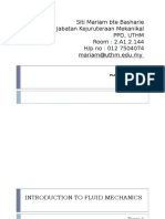 Topic 1 - Fluid Properties