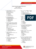 Soal Olimpiade Siswa Bahasa Inggris Smp/Mts/2017: Waktu: 80 Menit Jumlah Soal: 60 Butir Soal