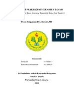 Cair & Plastis Laporan Uji Praktikum Mekanika Tanah