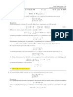 Corrección Examen Final de Cálculo III, Miércoles 12 de Junio de 2019