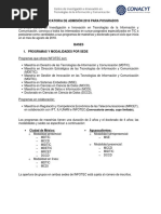 Infotec Convocatoria Posgrados 2018