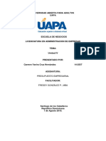 Tarea V Presupuesto Empresarial