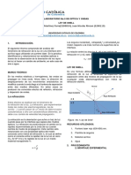 Laboratorio No 5 Ley de Snell