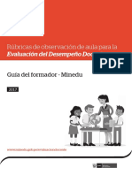 Guía Del Formador - Rúbricas