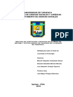 Motivos de Aceptación y Rechazo en Alumnos de Séptimo y Octavo Básico de Colegios de La Región de Tarapacá