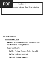 Interest Rates and Interest Rate Determination